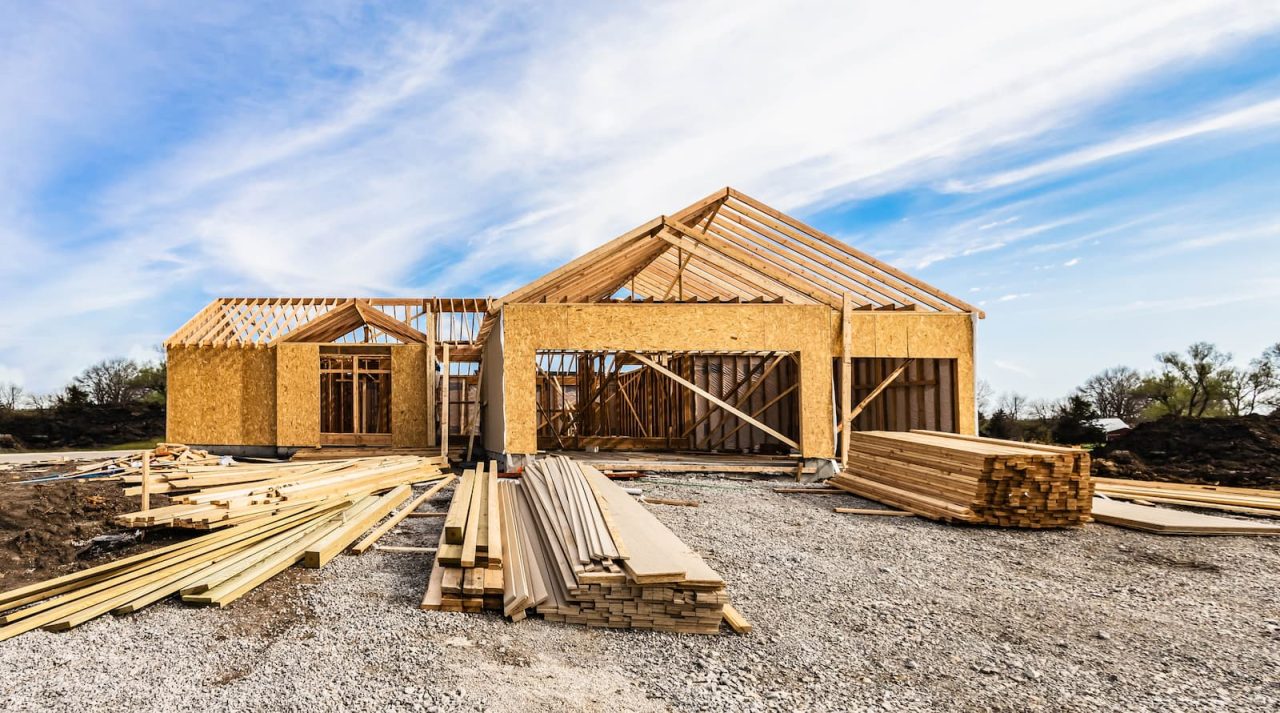 Residential Construction Scene on the Space Coast