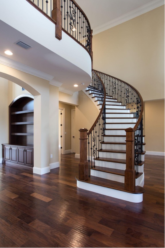 a beautiful staircase