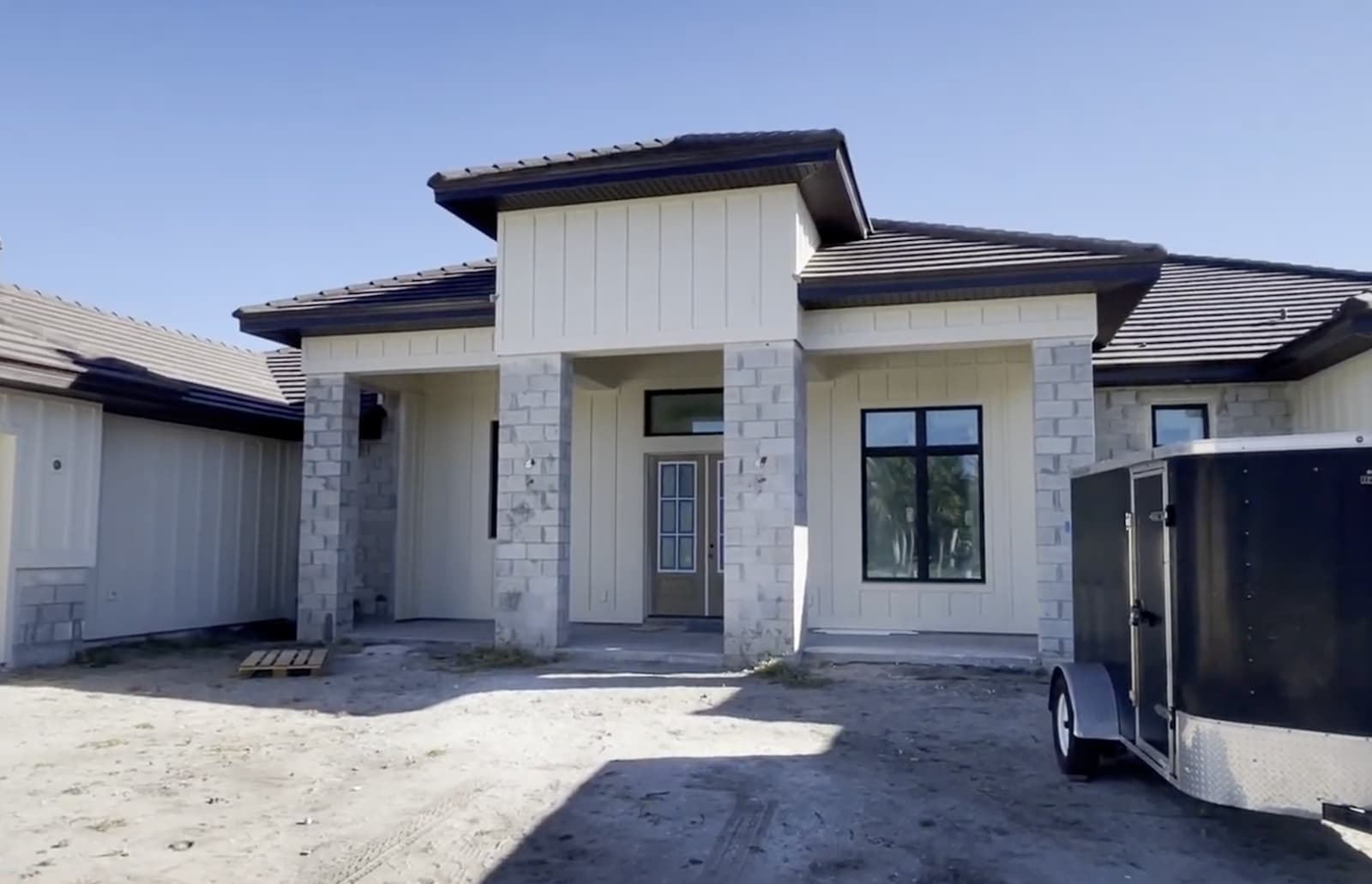 custom home on lansing island